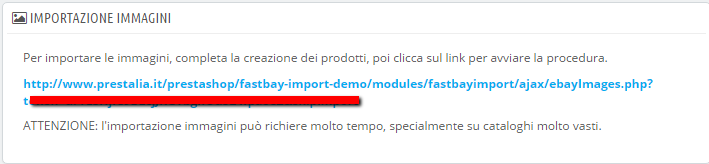 fastbay import import immagini