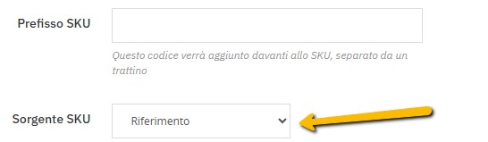 AmazonSync sorgente SKU